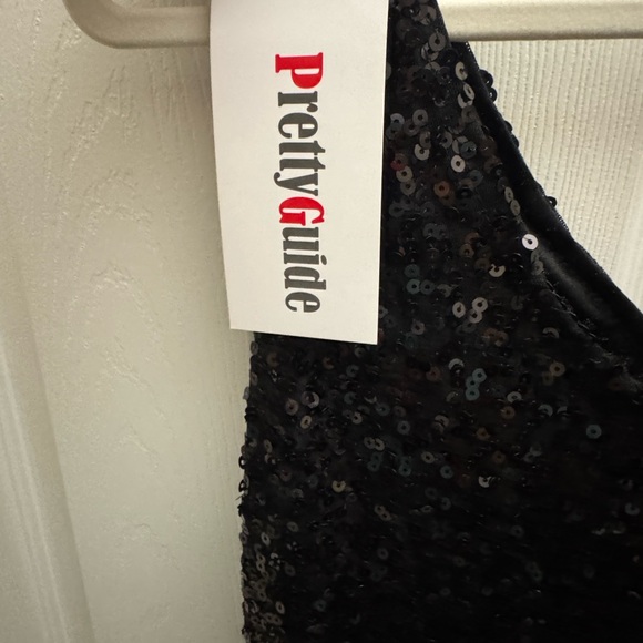 Glamorous Black Sequin Mini Dress - Picture 4 of 4